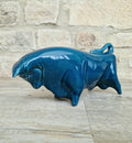 Vintage Colin Melbourne Ceramic Bull Figurine, Trentham Artware, 1950s
