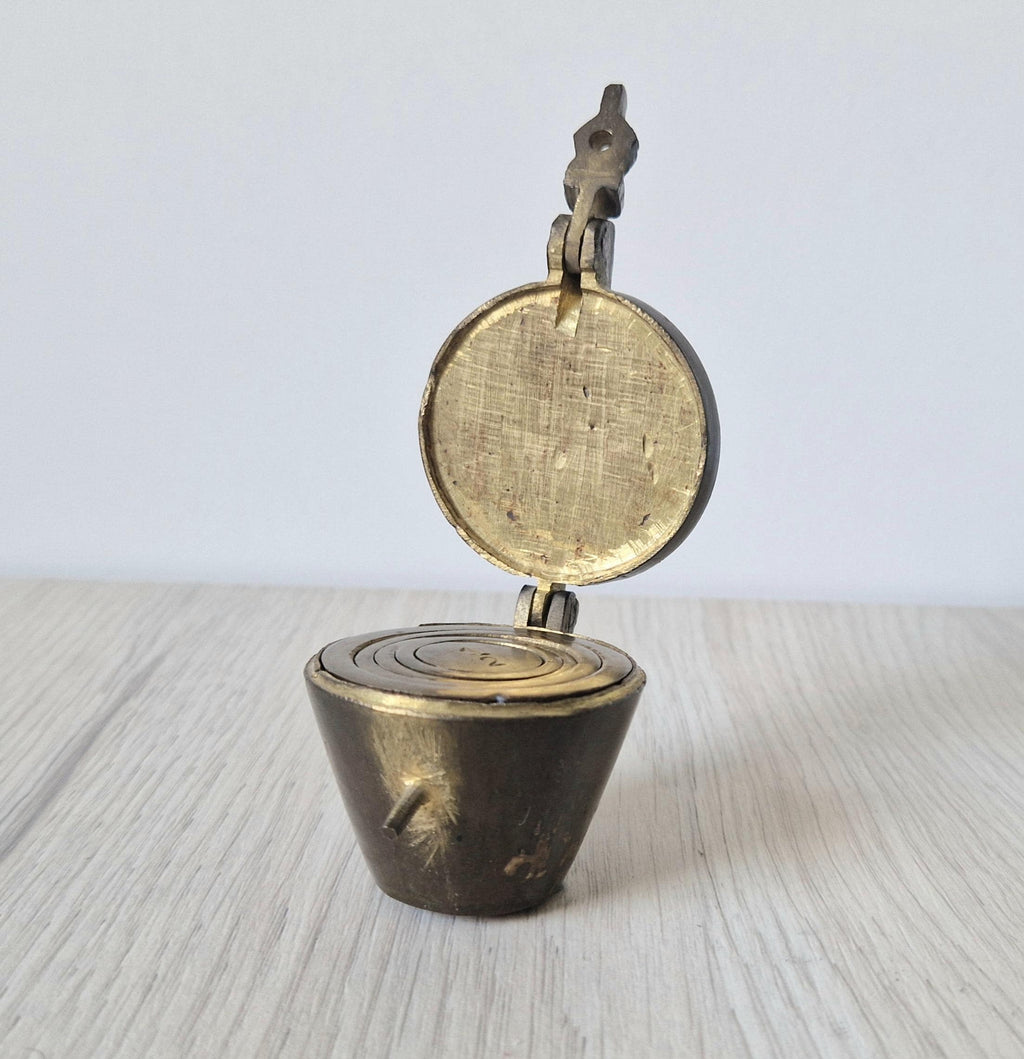 Antique Bronze Nesting Cup Apothecary Weights Set Early 19th Century