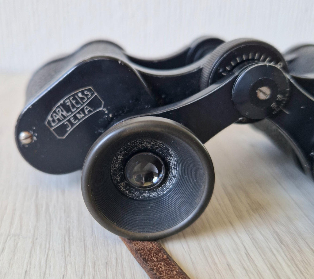 Antique Carl Zeiss Jena Turactem 8 x 24 Binocular Serial 1187975 Circa 1920's