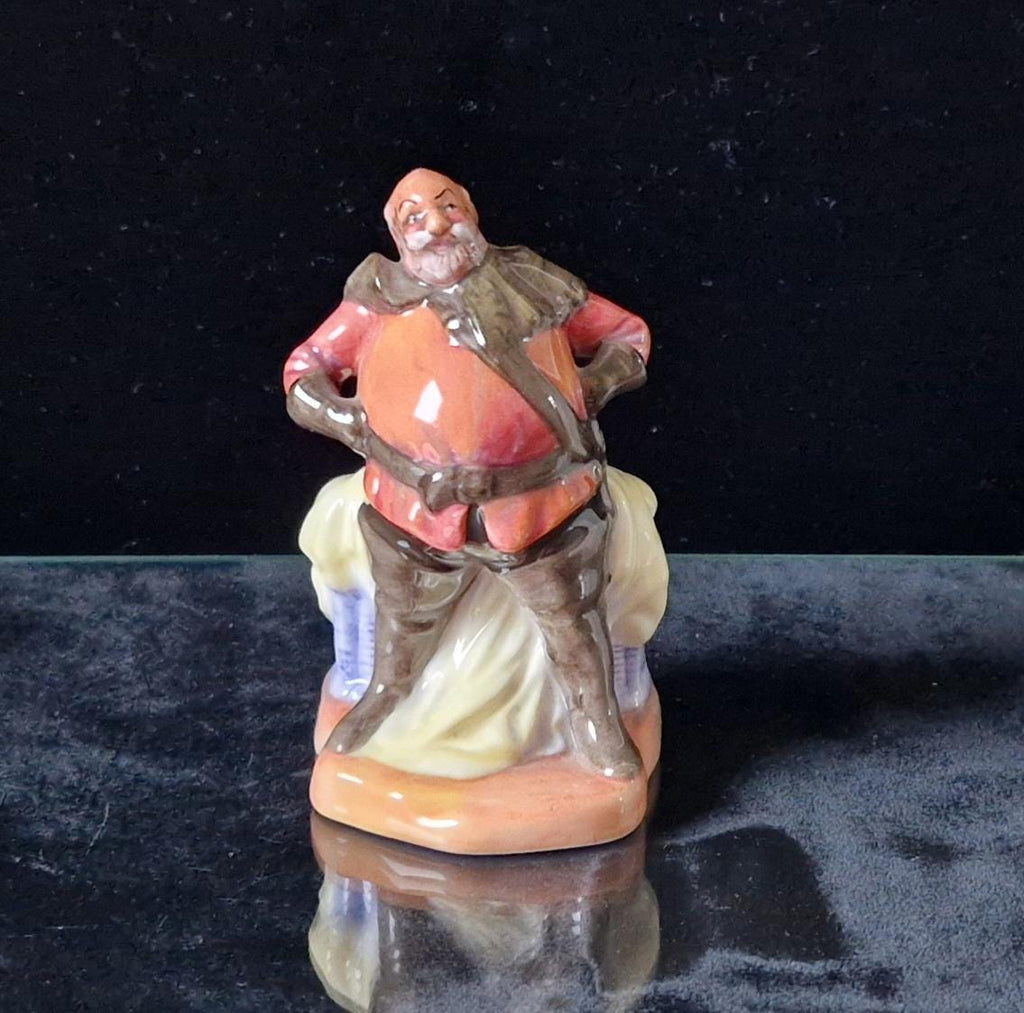 Royal Doulton Falstaff Miniature Ceramic Figurine HN3236 Mint Condition