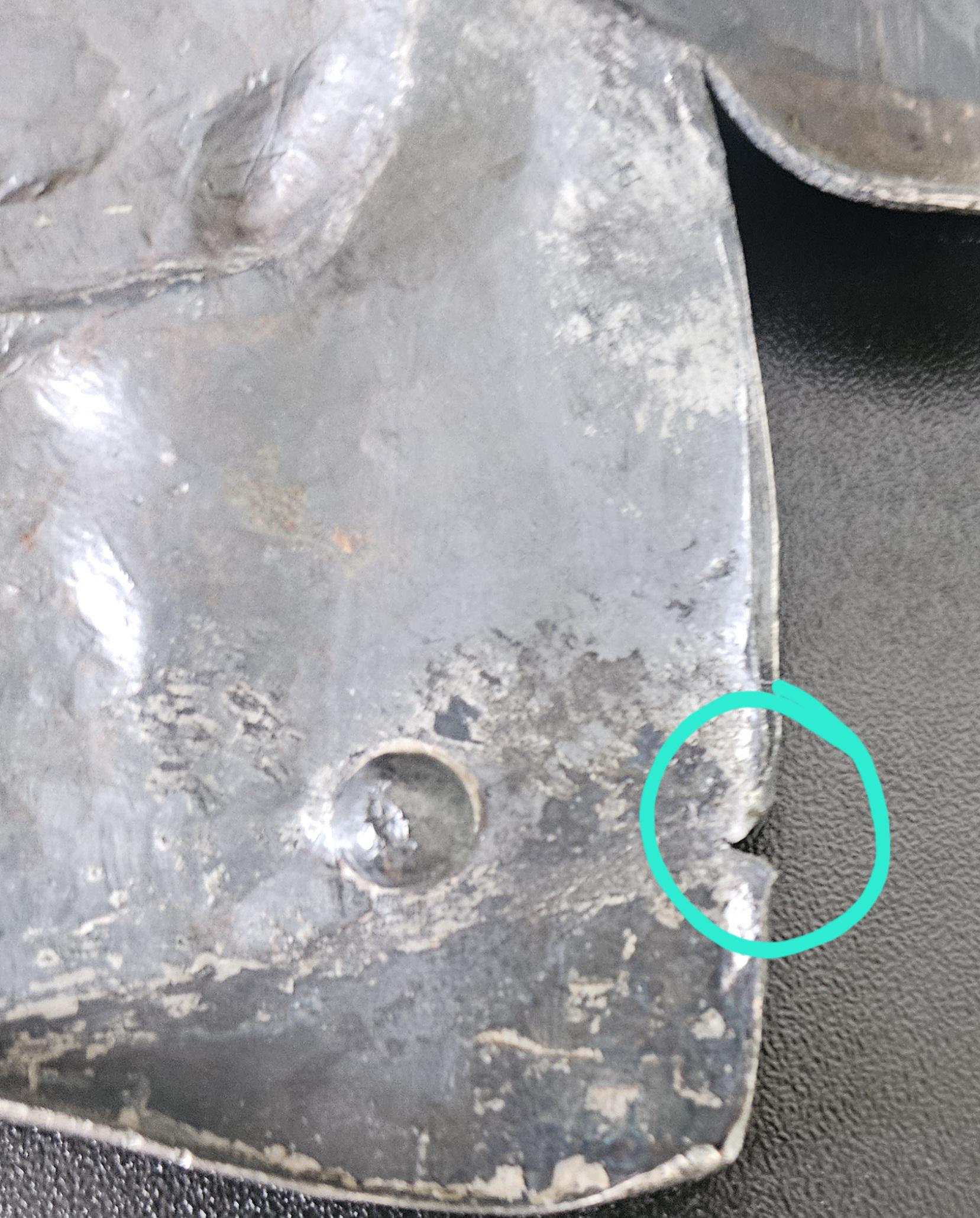 Art Nouveau Metal Relief Wall Plaque Two Dachshund Dogs 24cm X 17cm