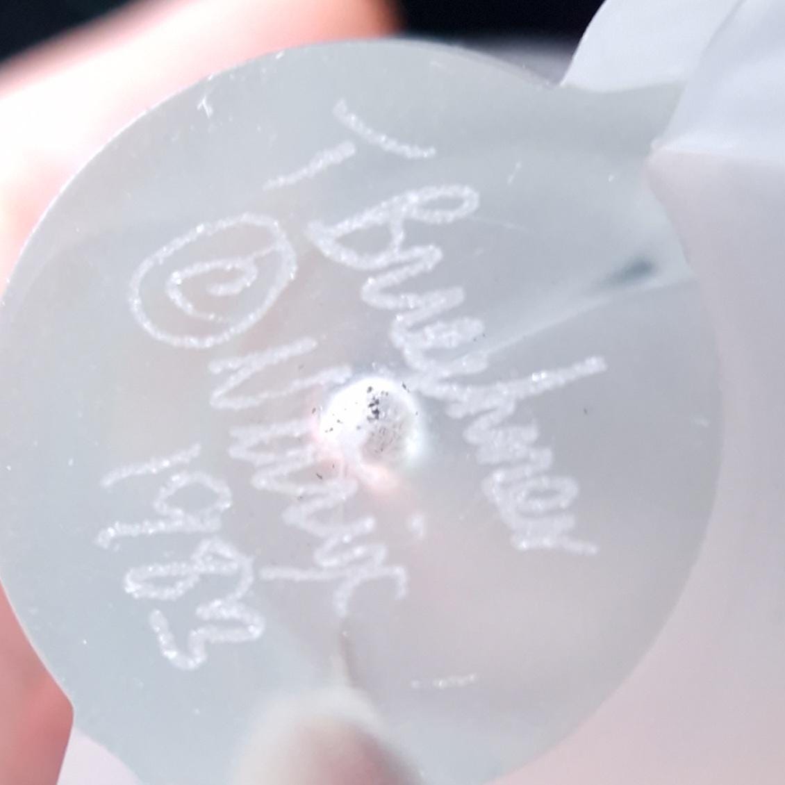 Vintage Thomas Beuchner Vitrex Studio Frosted Glass Perfume Scent Bottle 1983