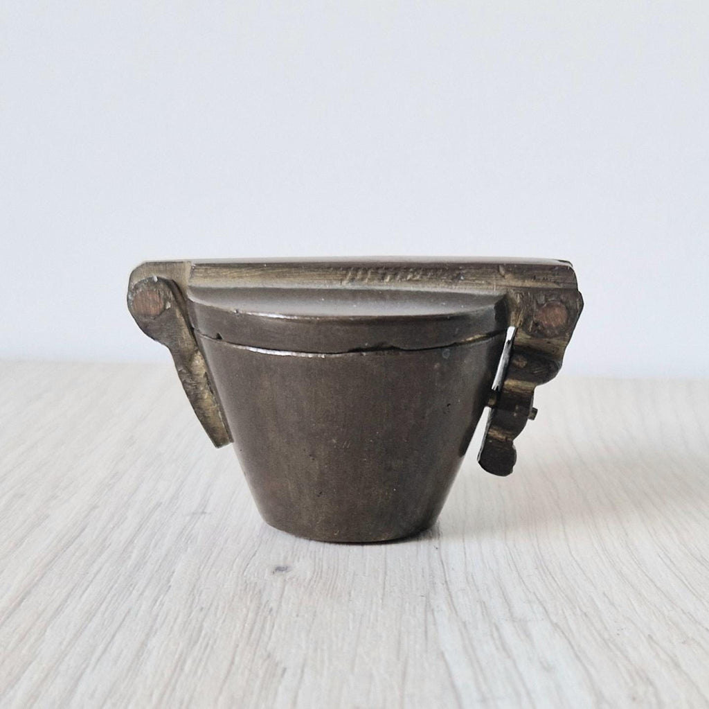 Antique Bronze Nesting Cup Apothecary Weights Set Early 19th Century