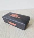 Wedgwood Black Jasperware Terracotta Egyptian Crocodiles Trinket Box