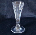 Early 19th Century English Deceptive Faceted Bowl Basal Knop Ale Glass c.1830