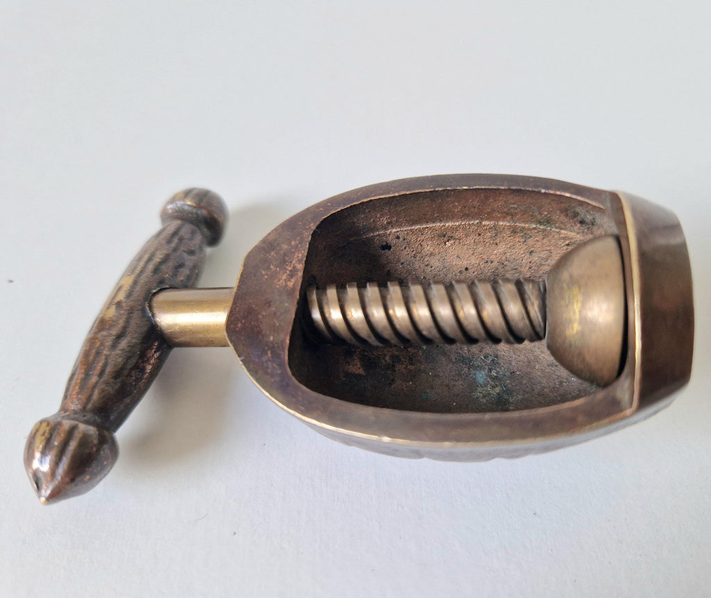 Bronze Art Deco Austrian Bronze Walnut Nutcracker 1900s