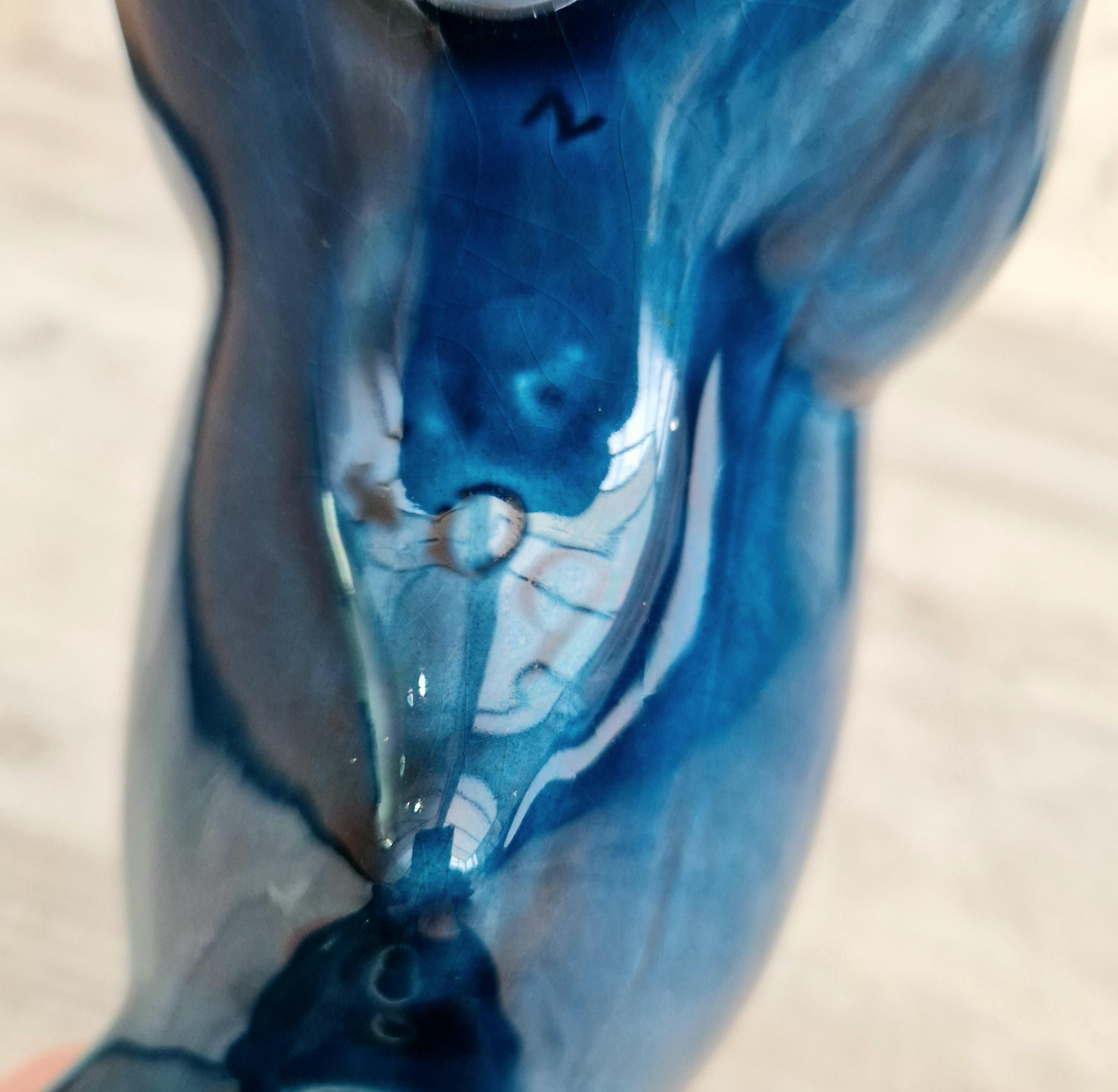 Vintage Colin Melbourne Ceramic Bull Figurine, Trentham Artware, 1950s