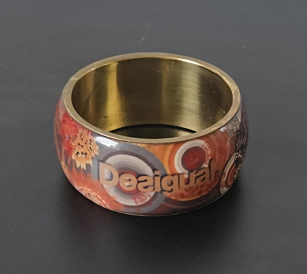 Vintage Desigual Bangle Bracelet Desigual Logo