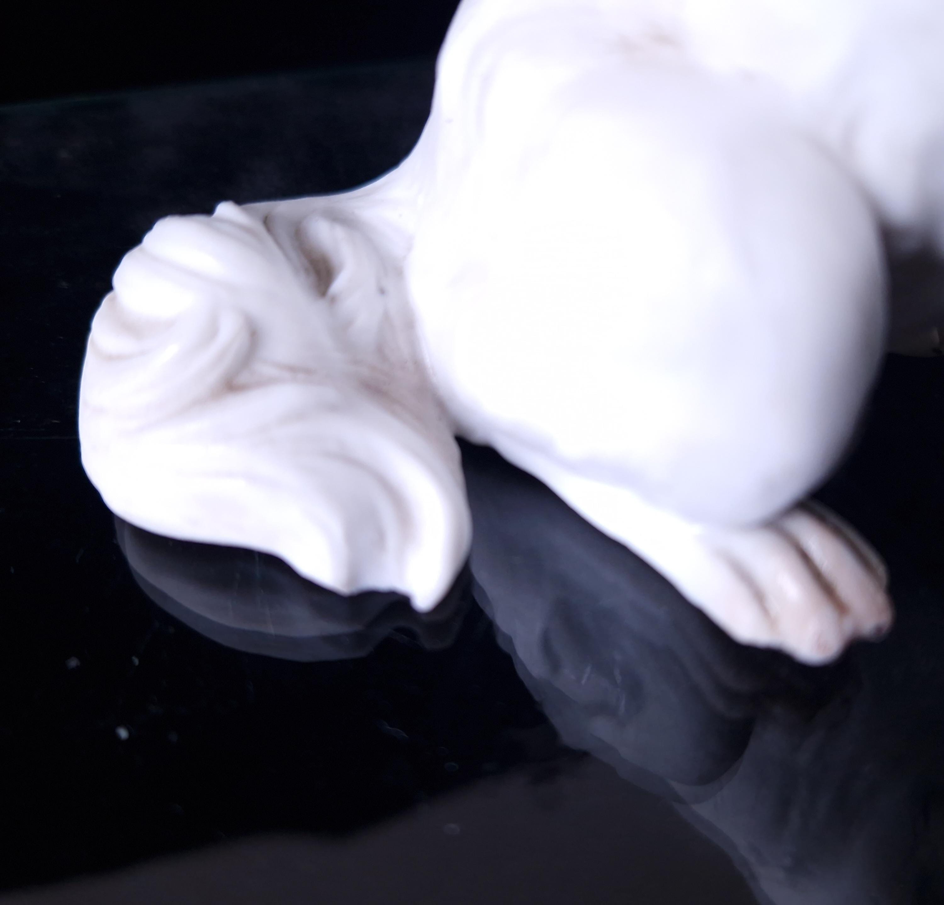 Antique Heubach Bisque Spitz Dogs: German Figures, Circa 1864-1880