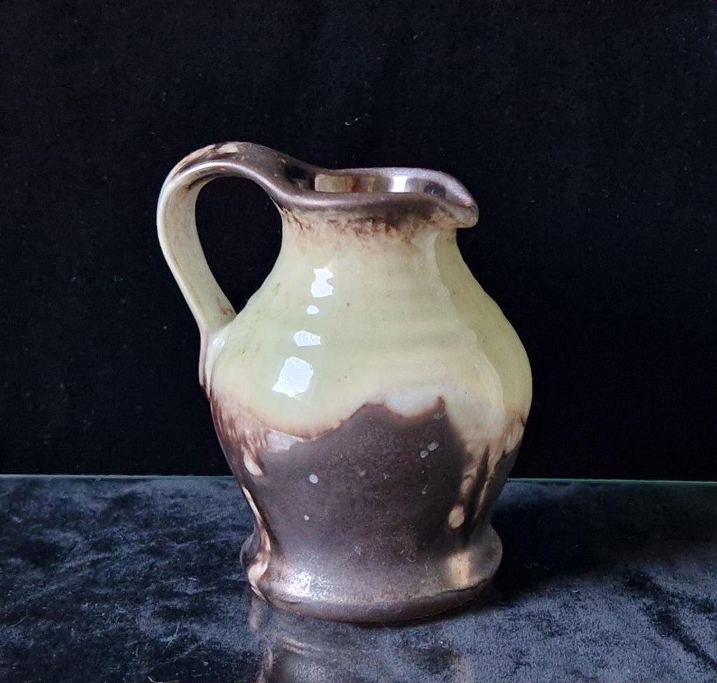 Carstens Tonnieshof West Germany Ceramic Lava Creamer Jug 1950s