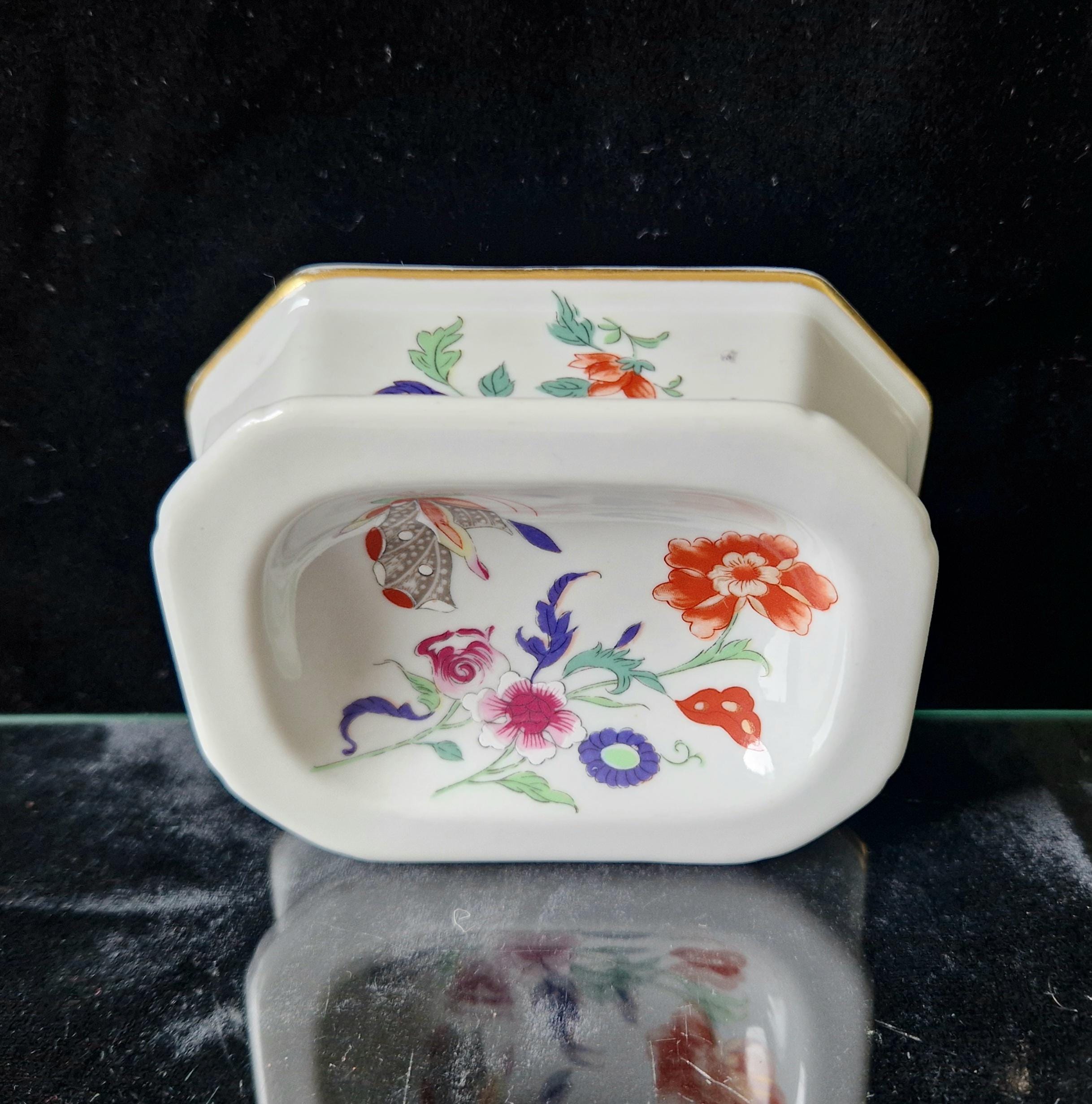 Vintage Vista Alegre Salt Open Table Trencher Sumatra Pattern