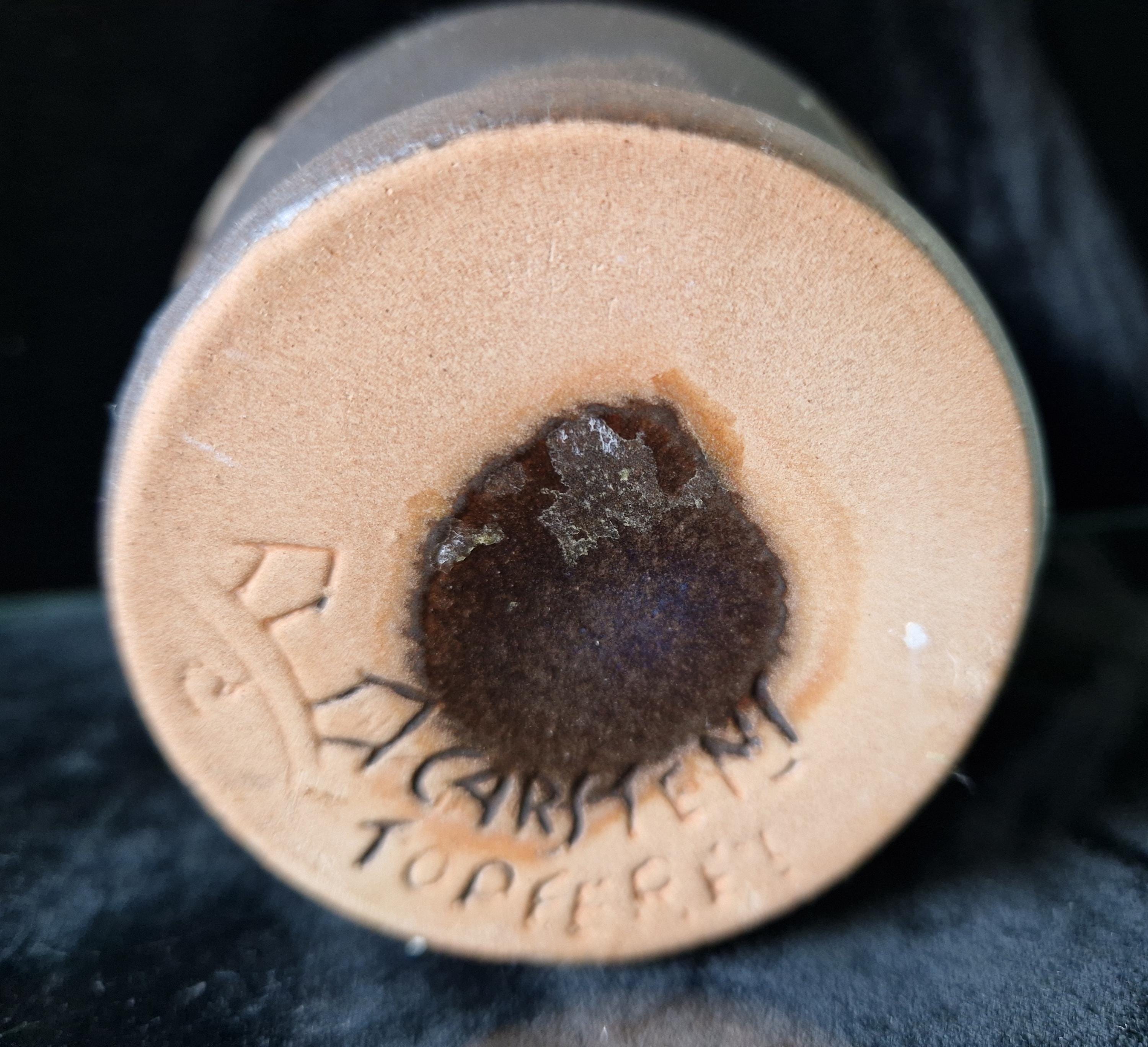 Carstens Tonnieshof West Germany Ceramic Lava Creamer Jug 1950s