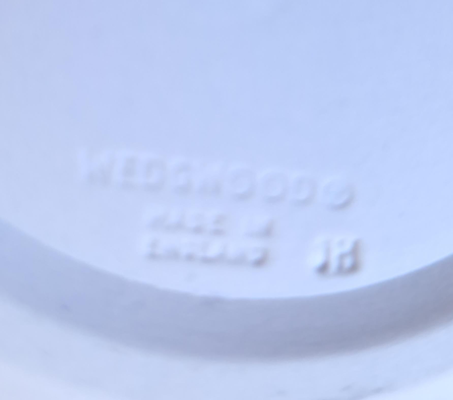 Vintage Wedgwood Jasperware Sage on White Parnassus Vase