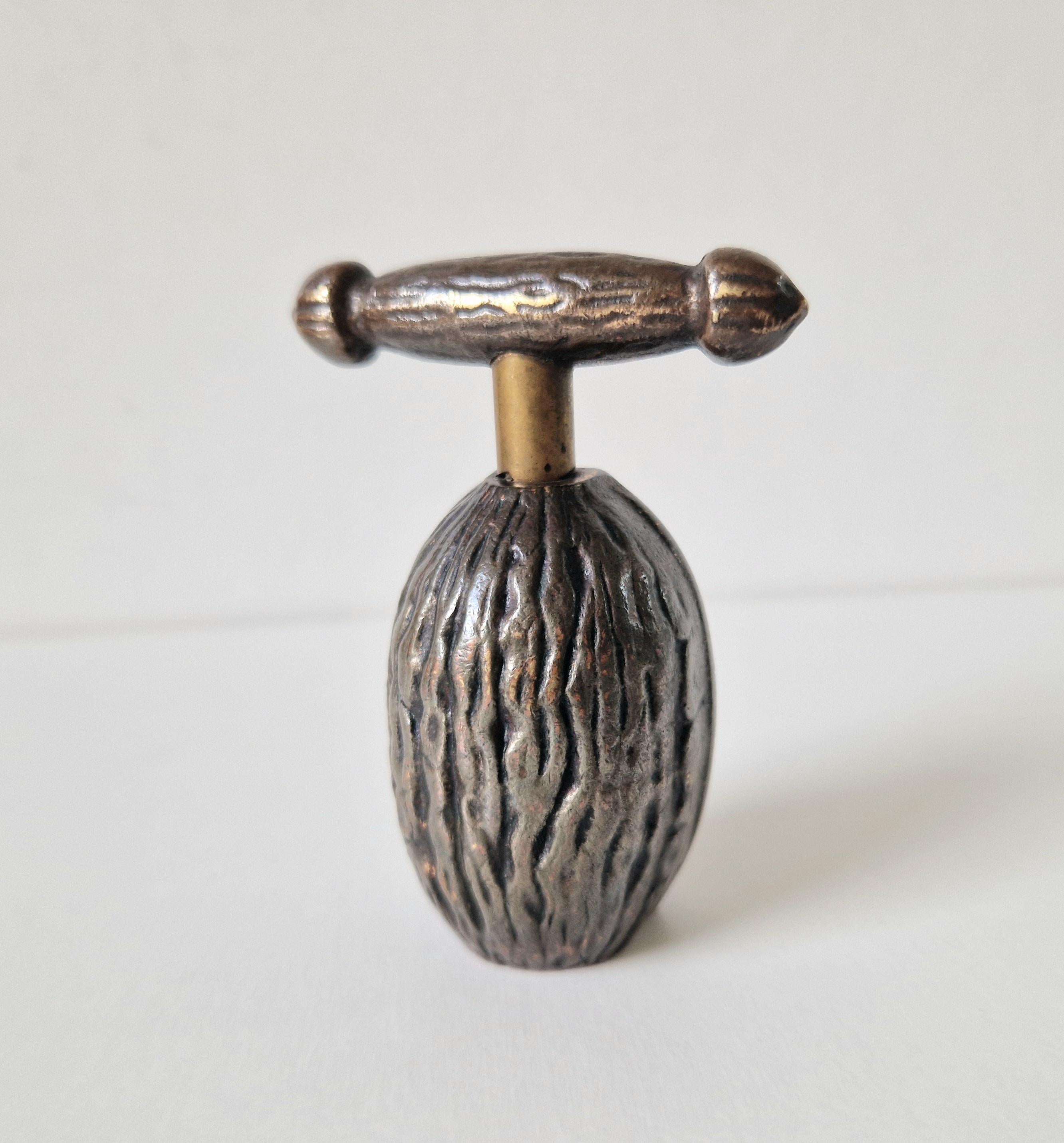 Bronze Art Deco Austrian Bronze Walnut Nutcracker 1900s