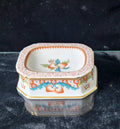 Vintage Vista Alegre Salt Open Table Trencher Fruit & Gilt Pattern