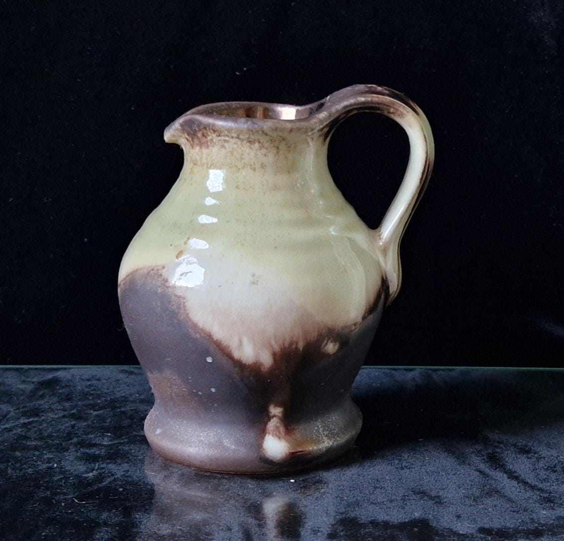 Carstens Tonnieshof West Germany Ceramic Lava Creamer Jug 1950s