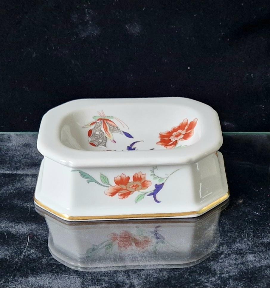 Vintage Vista Alegre Salt Open Table Trencher Sumatra Pattern