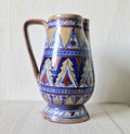 Art Deco Alberto Rubboli Italian Majolica Pitcher Jug Gualdo Tadino Italy Antique 1920