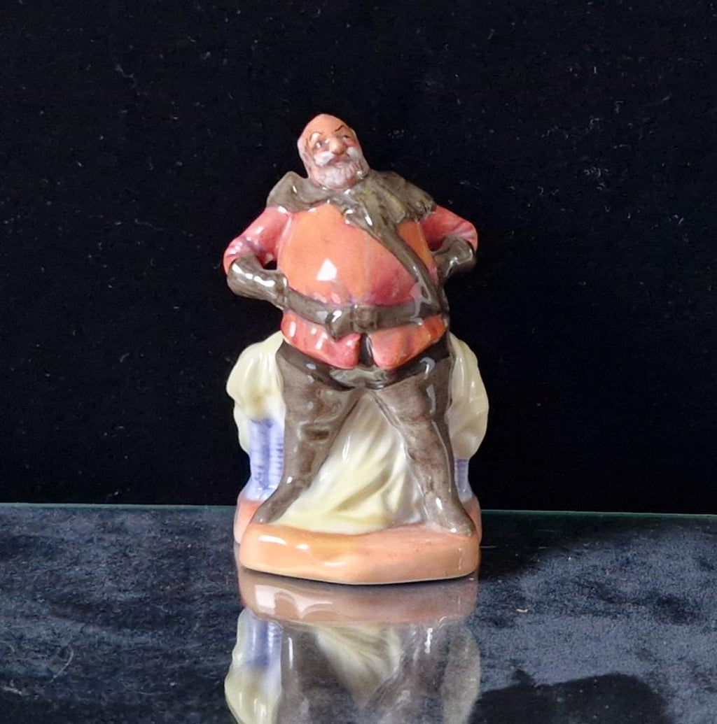 Royal Doulton Falstaff Miniature Ceramic Figurine HN3236 Mint Condition