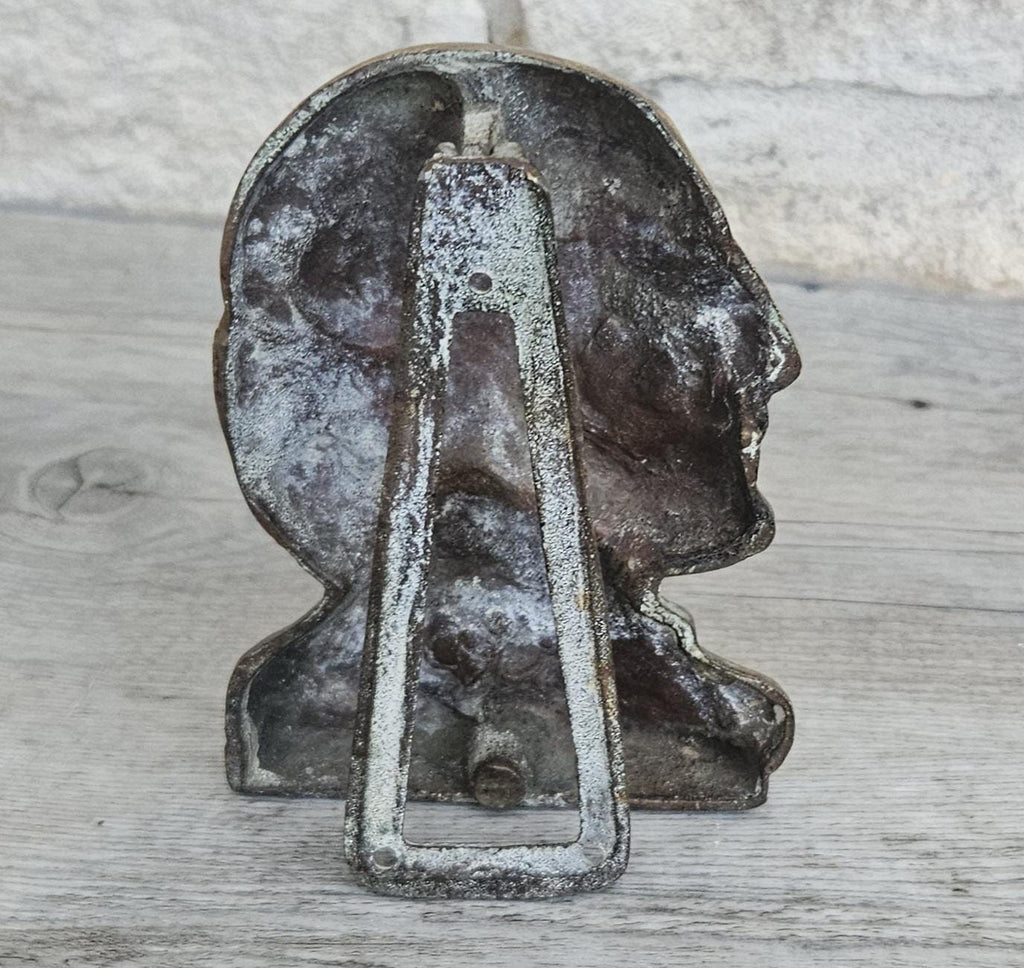 Vintage Brass William Shakespear Door Knocker 12cm X 9cm