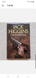 Confessional Jack Higgins First Edition Signed 1985 Hardback Collins VGC