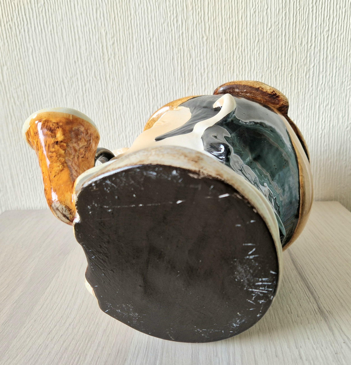 Rare Vintage Sherlock Holmes Figural Ceramic Tobacco/Cookie Jar 23cm