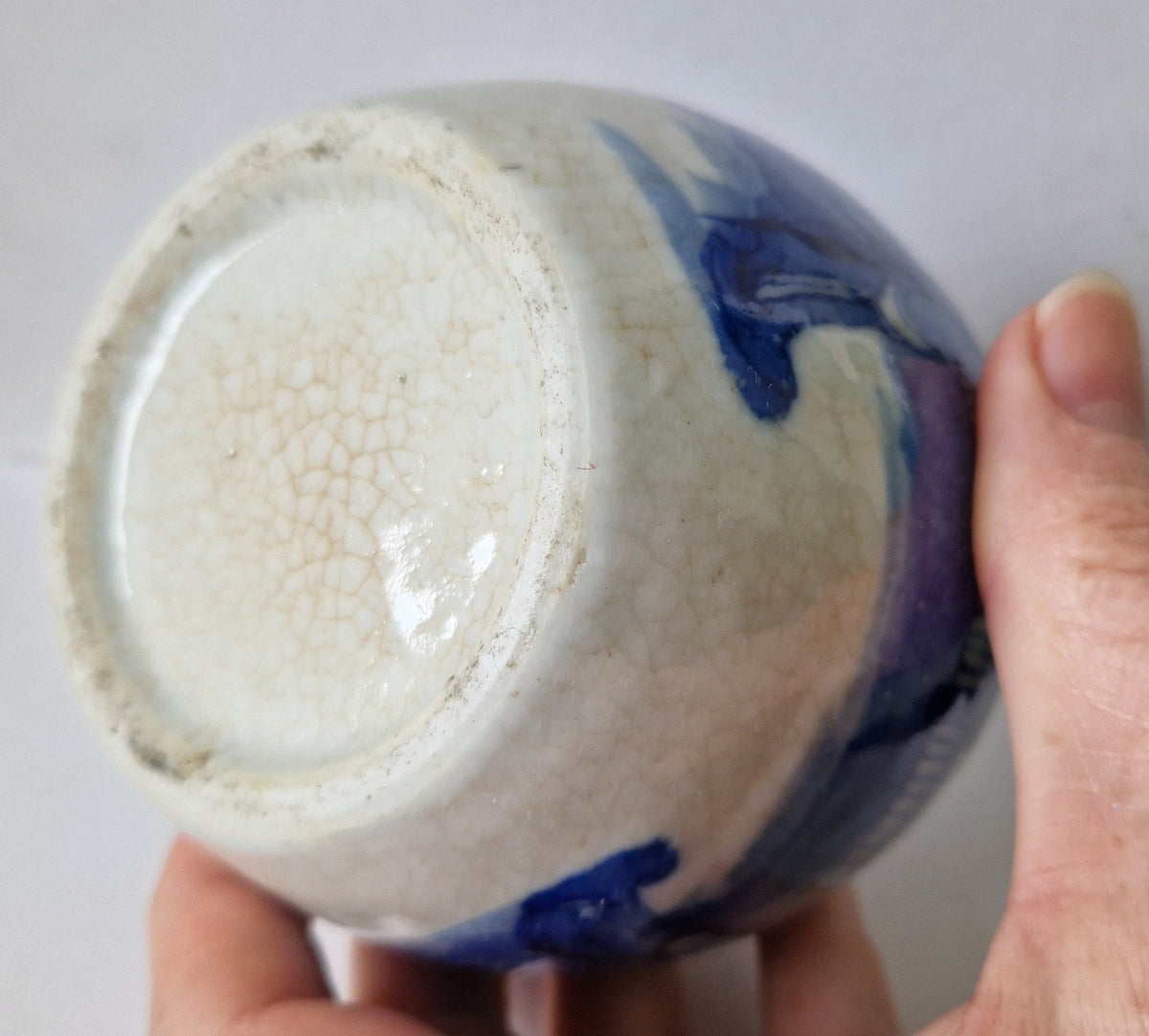 19th Century Chinese Nanking Blue & White Ginger Jar