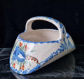 Antique Quimper Faience Floral Basket Vase Ornament - 18cm Decorative Basket France