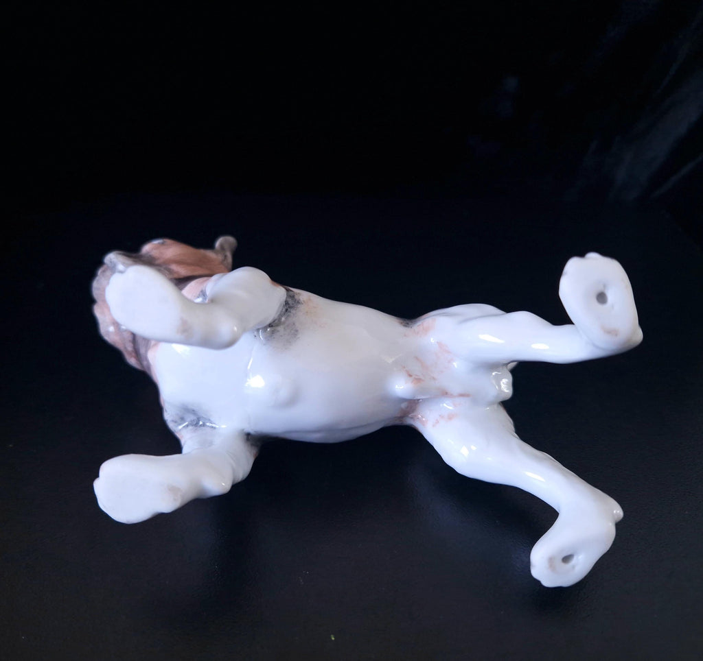 Early 20th Century Hand Painted Ceramic English Bulldog Figure 12cm