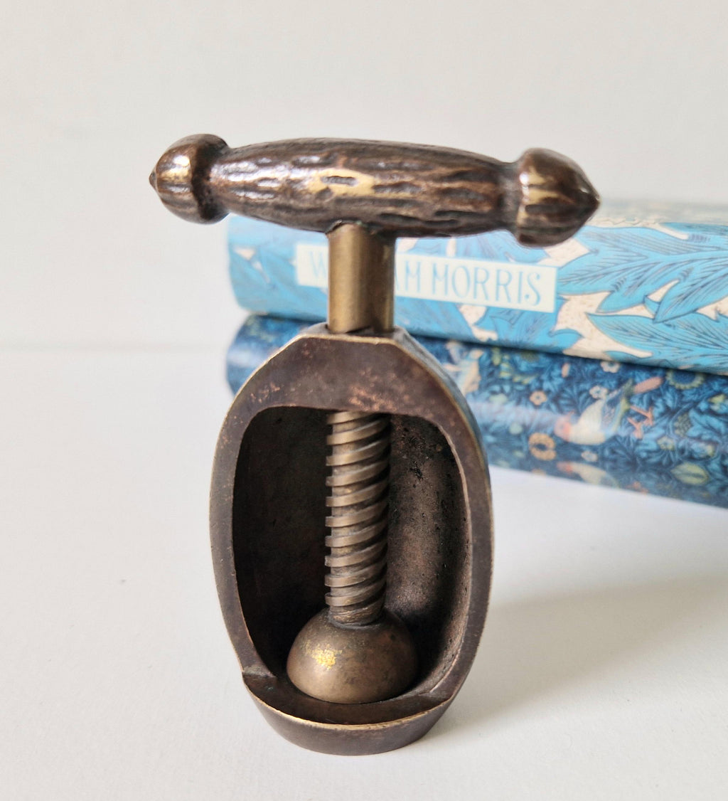 Bronze Art Deco Austrian Bronze Walnut Nutcracker 1900s