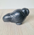 Authentic Carved Stone Inuit Walrus Figure by Sillassi Tuki Mid 20th Century