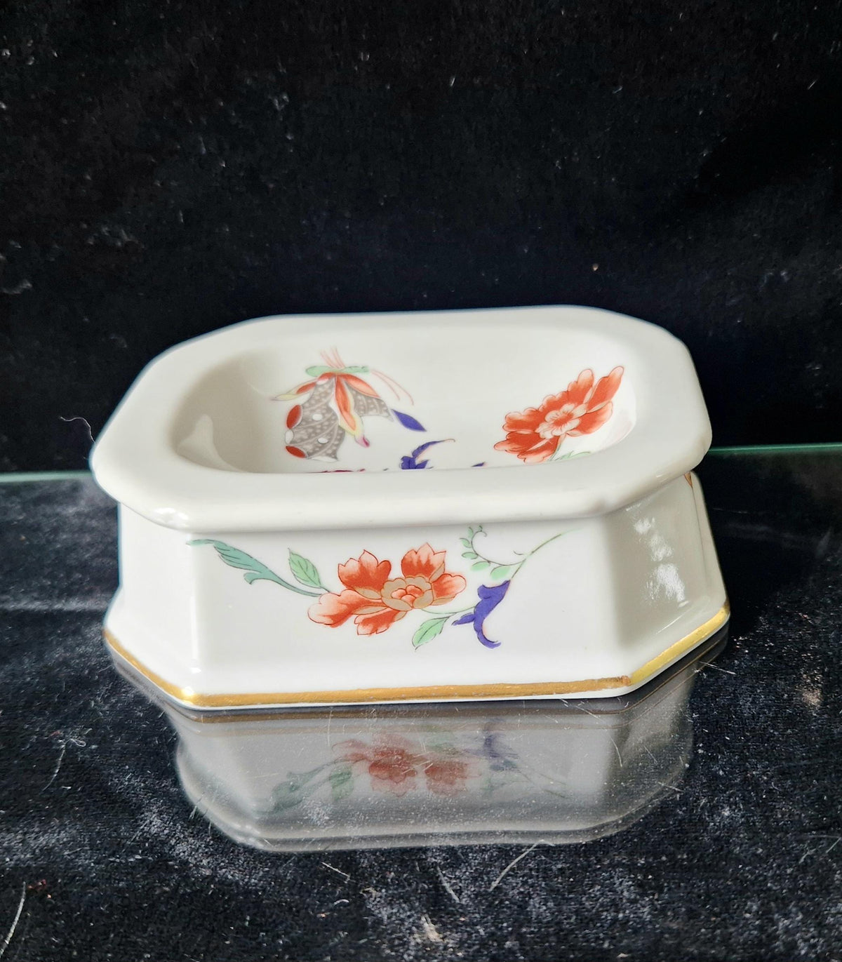 Vintage Vista Alegre Salt Open Table Trencher Sumatra Pattern