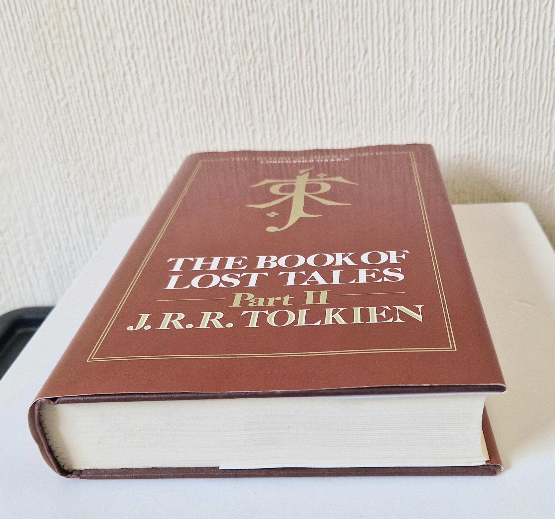 J.R.R. Tolkien's The Book Of Lost Tales Part II, 1st Edition Hardcover, 1991
