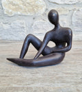 Bronze Stylised Abstract Figural Modern Art Sculpture Vintage
