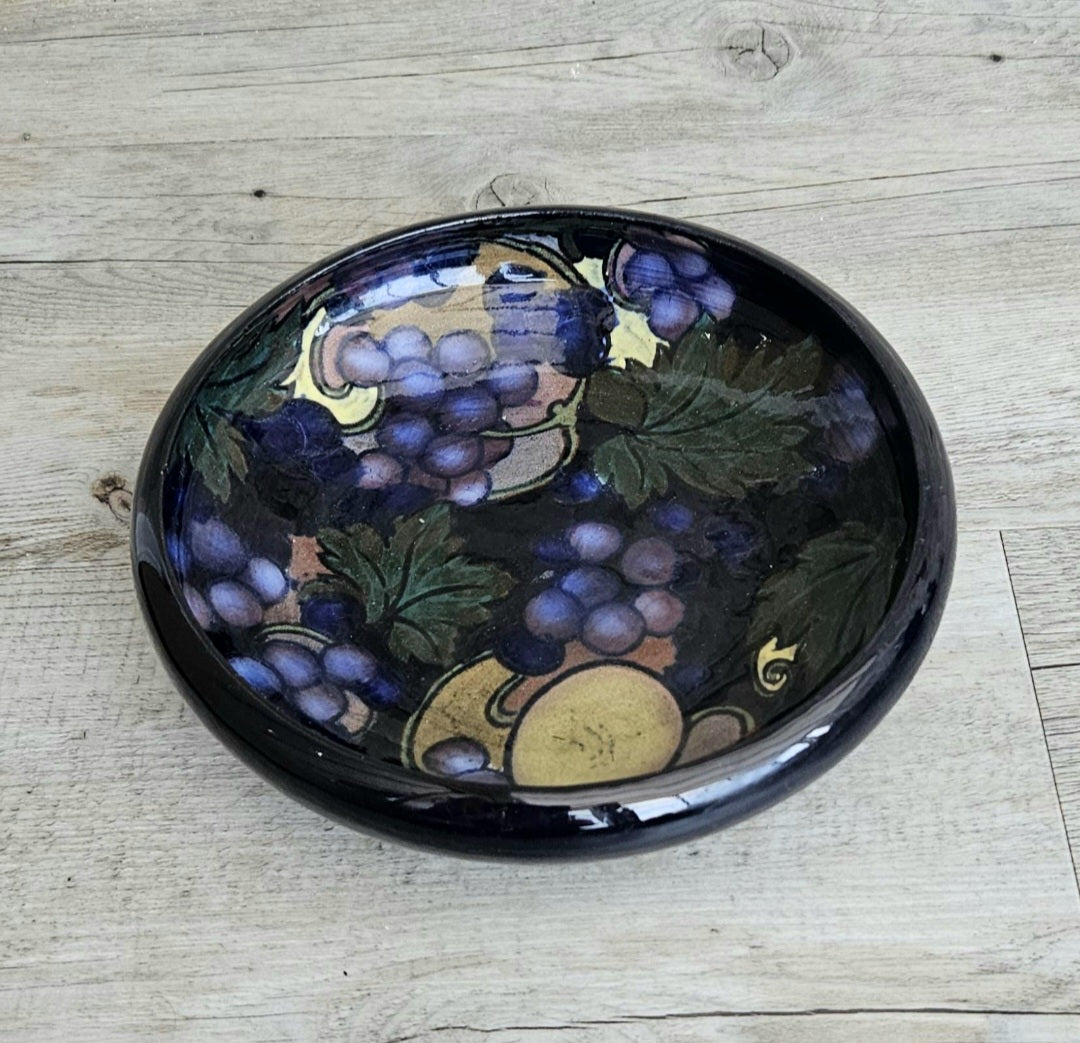 Arts & Crafts Low Fruit Bowl Still Life Fruit Antique Made in England