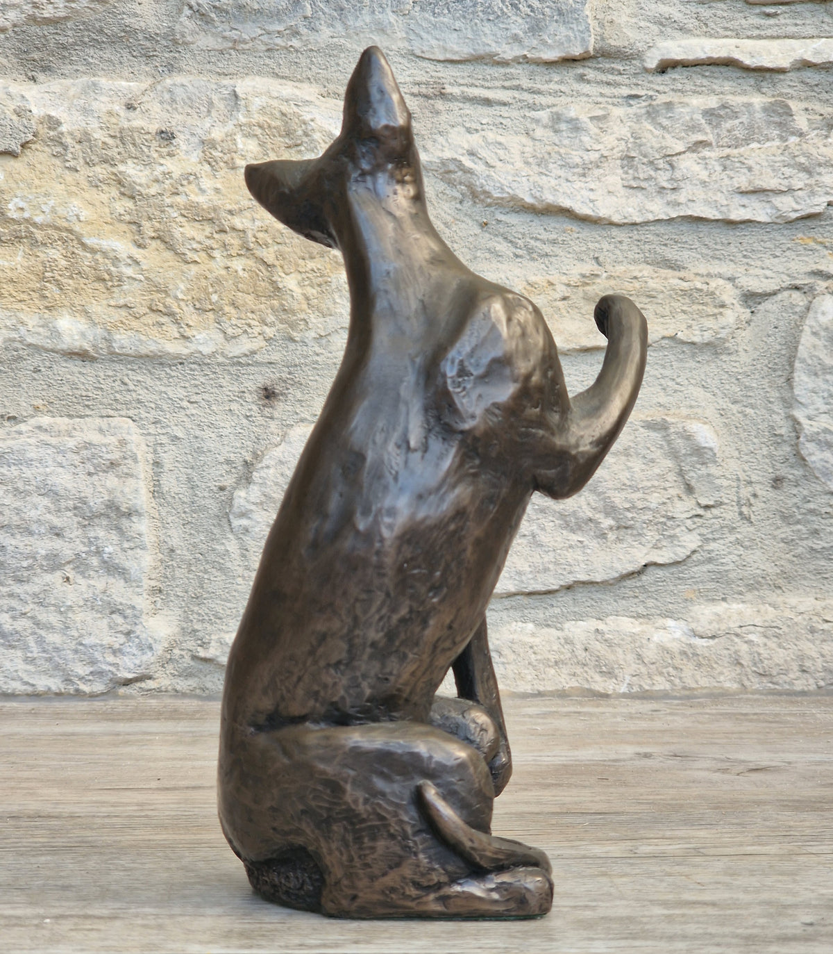 Rare Paul Jenkins Frith Sculpture Tango Cat Cold Cast Bronze Figurine 21cm Perfect Condition