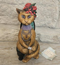 Vintage Curious Cats "The Model" Figure Ornament Linda Jane Smith Border Fine Arts 15cm