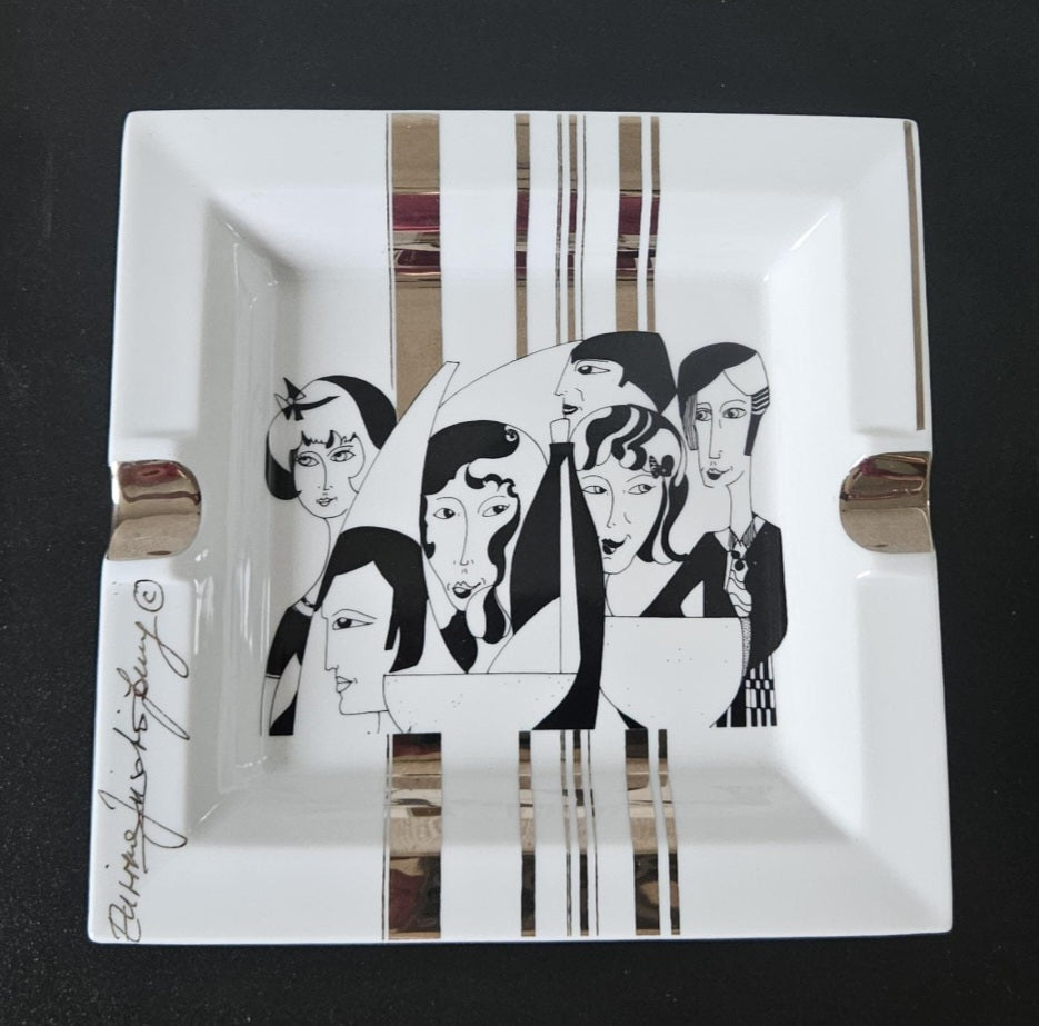 Vintage Coffee Table Ashtray: Darlings Creation Trinket Dish Vintage EnzArt Limoges