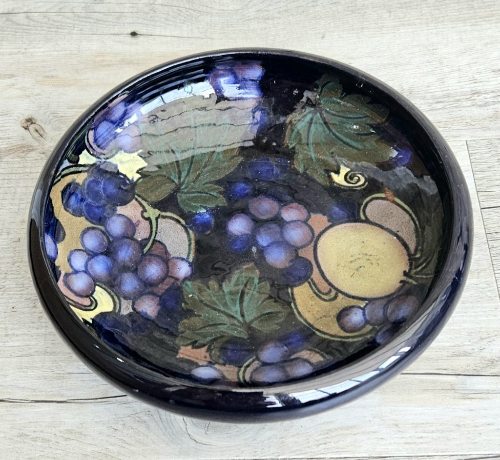 Arts & Crafts Low Fruit Bowl Still Life Fruit Antique Made in England