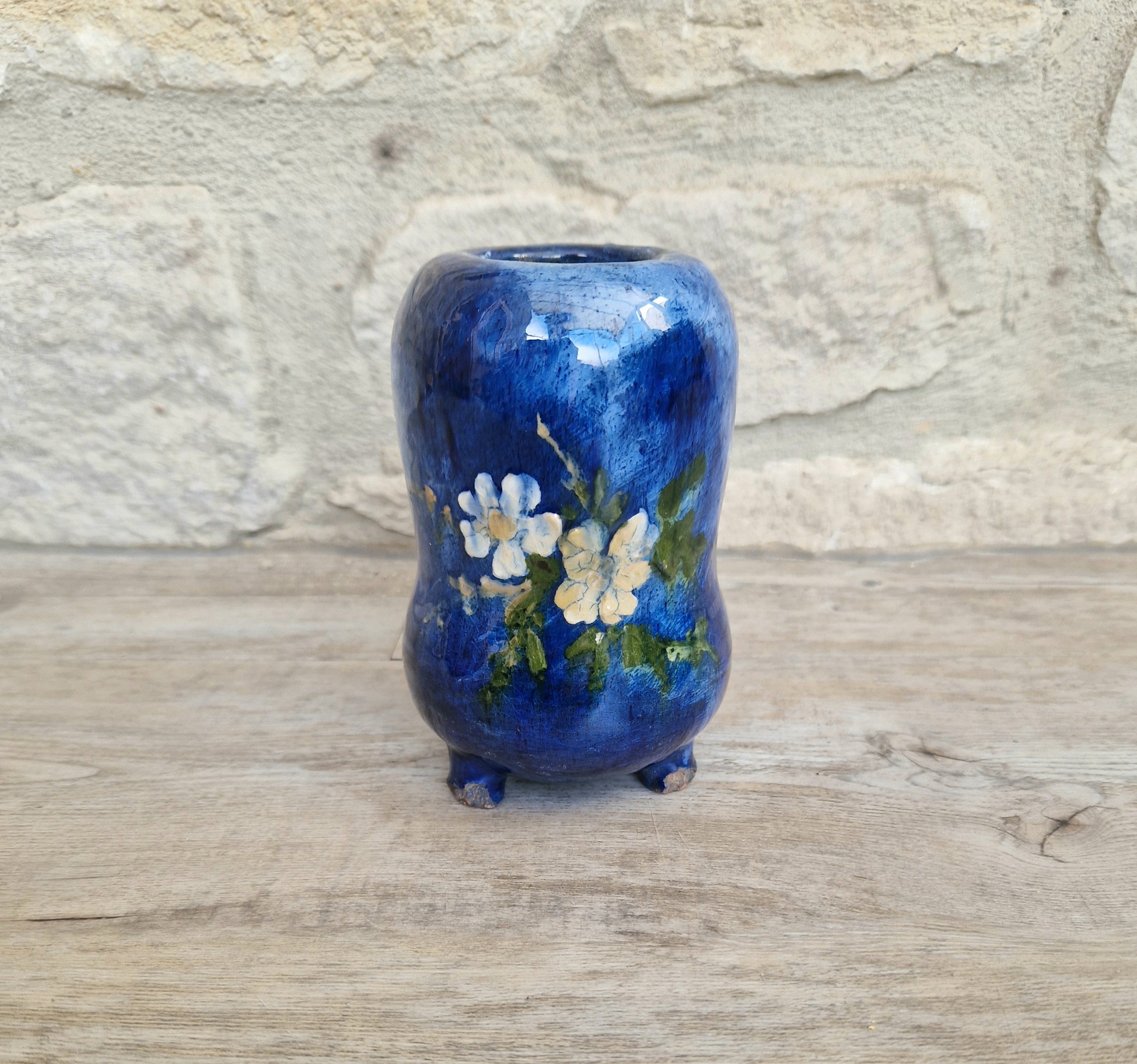 Haviland & Co. Limoges Babotine Floral Vase: Edouard Girard, 1875
