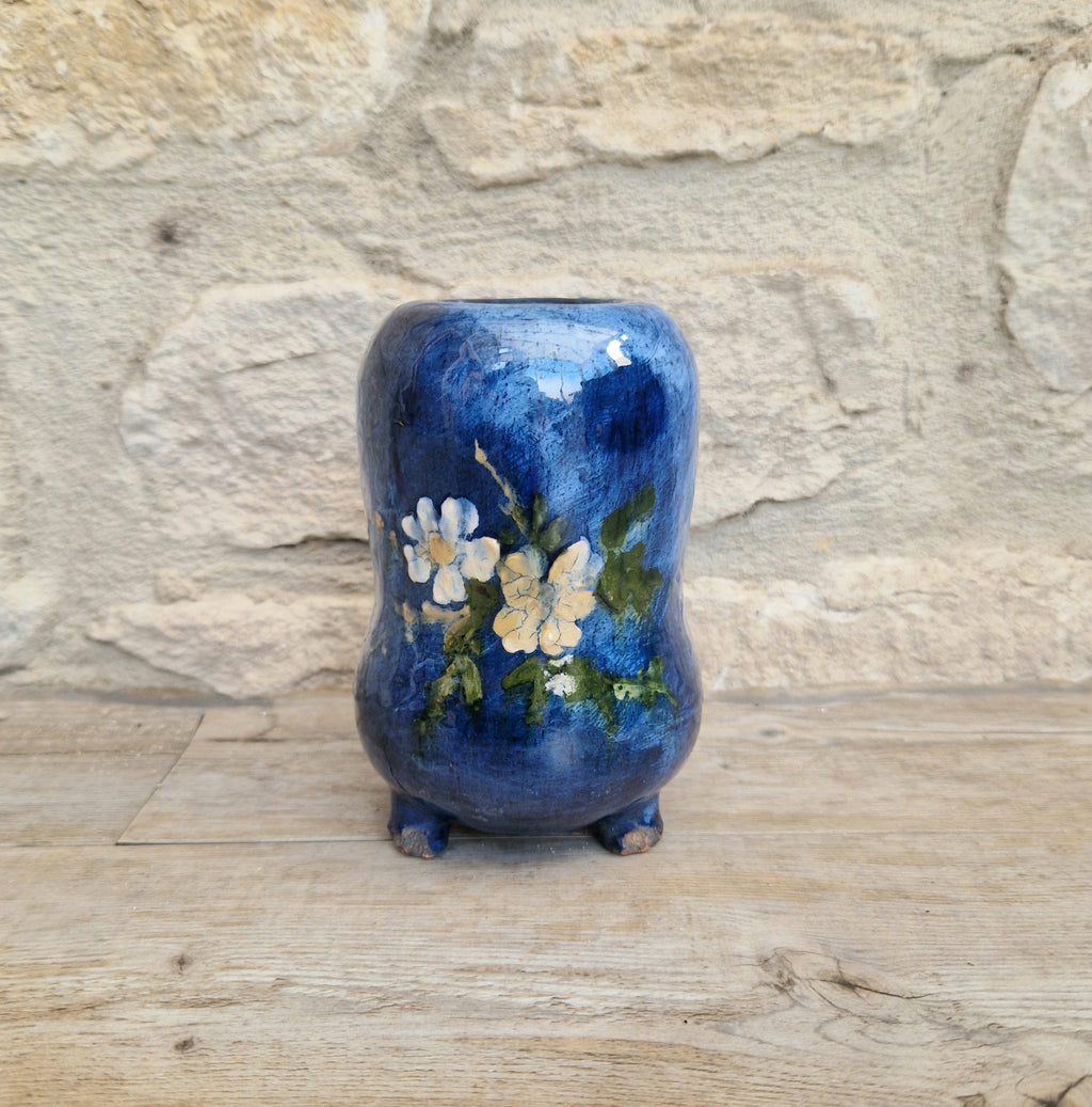 Haviland & Co. Limoges Babotine Floral Vase: Edouard Girard, 1875