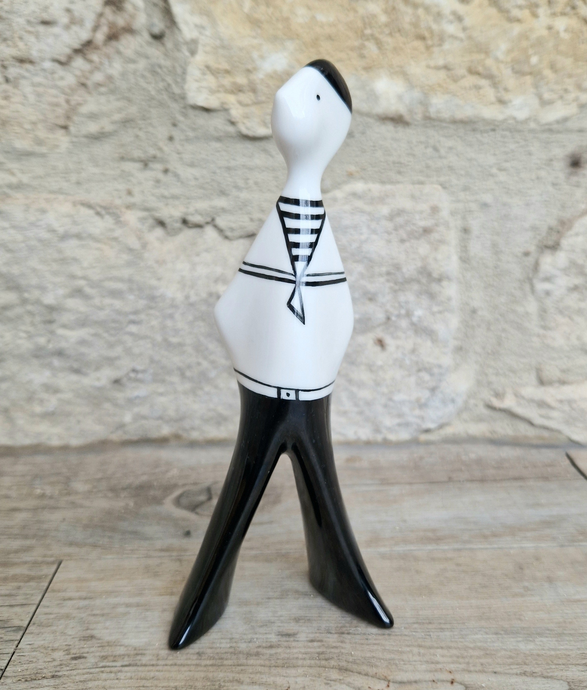 Lubomir Tomaszewski Ćmielów Fine Porcelain 'Felek Marynaz' White Shirt Sailor Figure