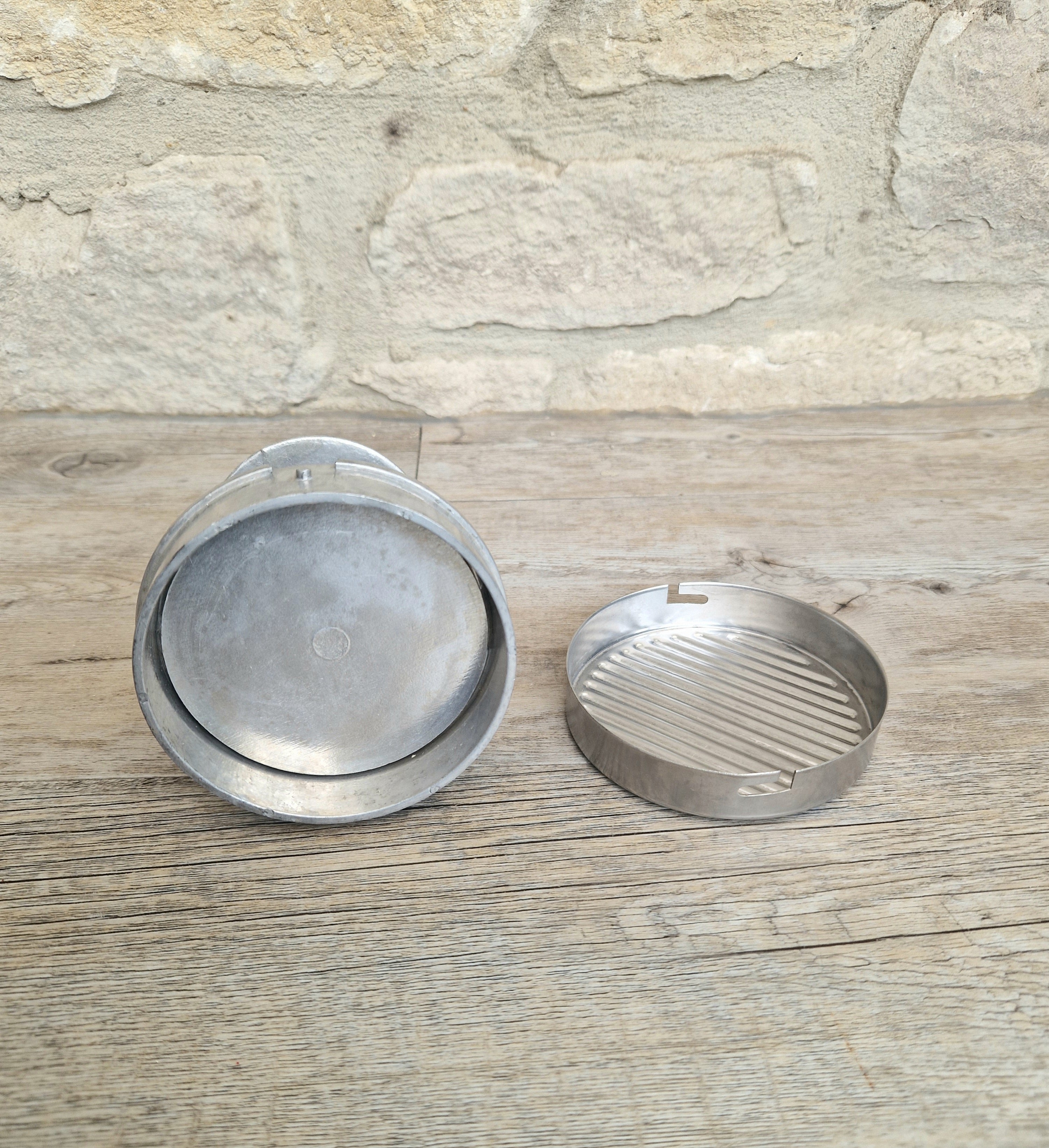Aluminium Burger Pate Press Italian Kitchenalia Collectable