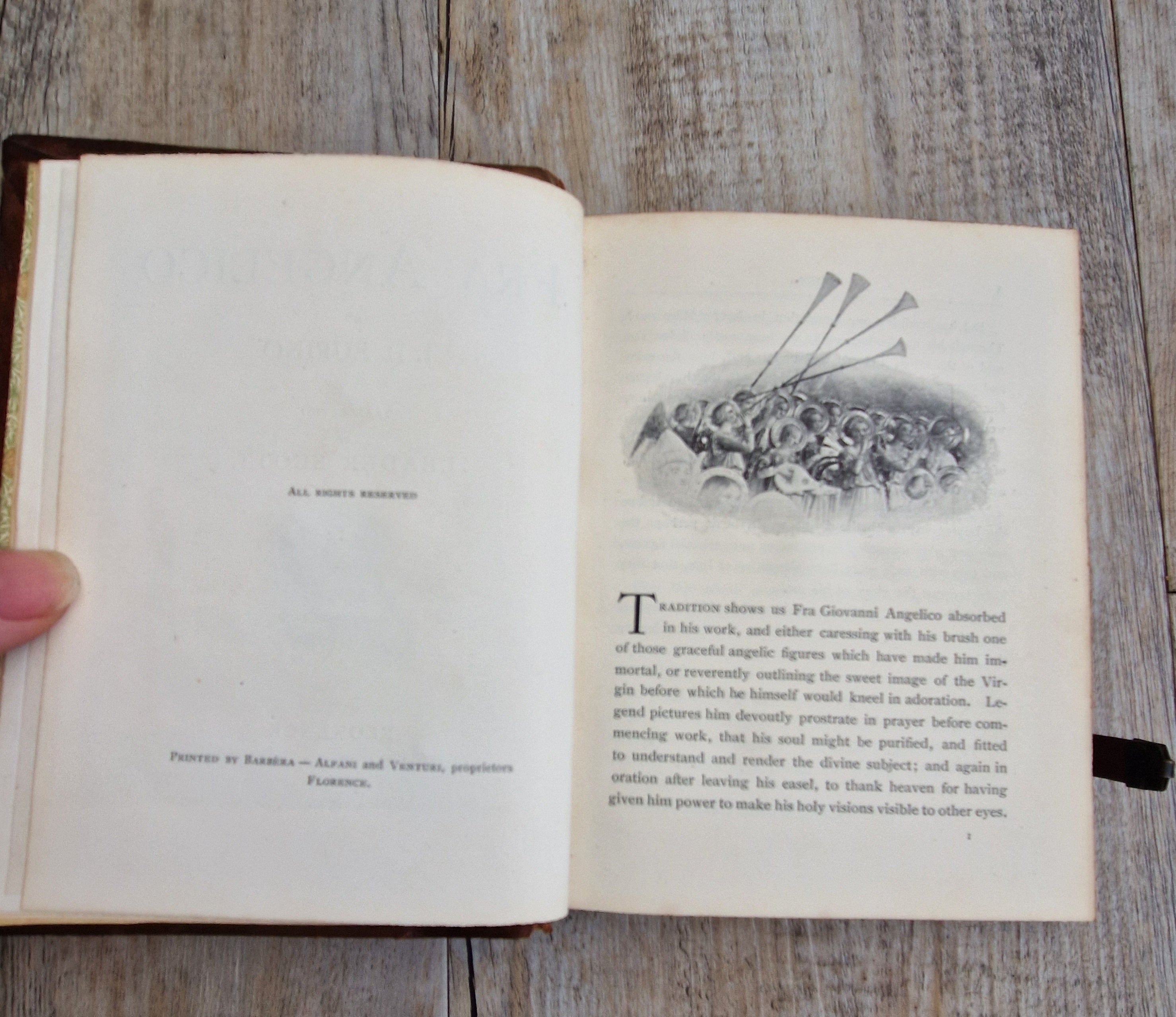 Fra Angelico J.B.Supino 1902 First Edition Leader Scott Alinari Brothers Florence Rare English Translation Edition