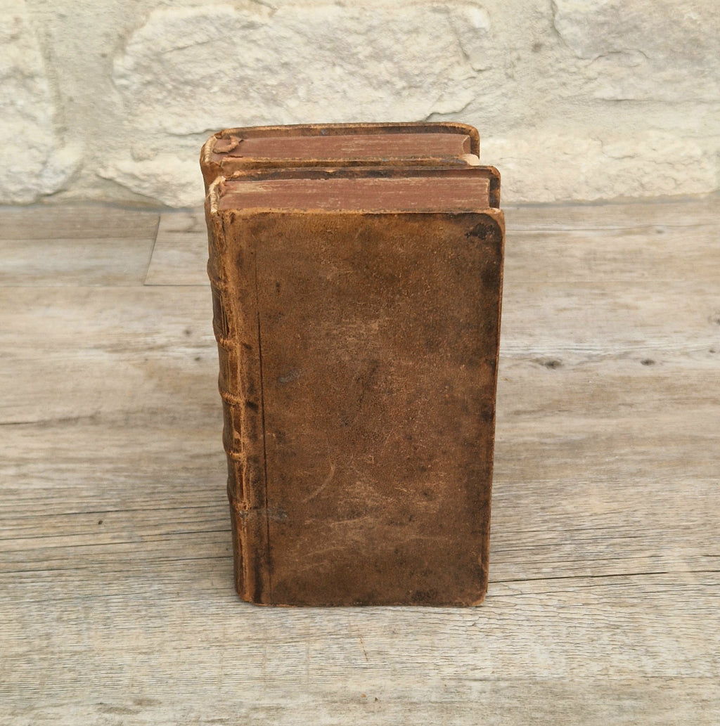 La Vie D'Oliver Cromwell 1746 Gregoire Leti Very Rare 2 Volume Antiquarian Book French
