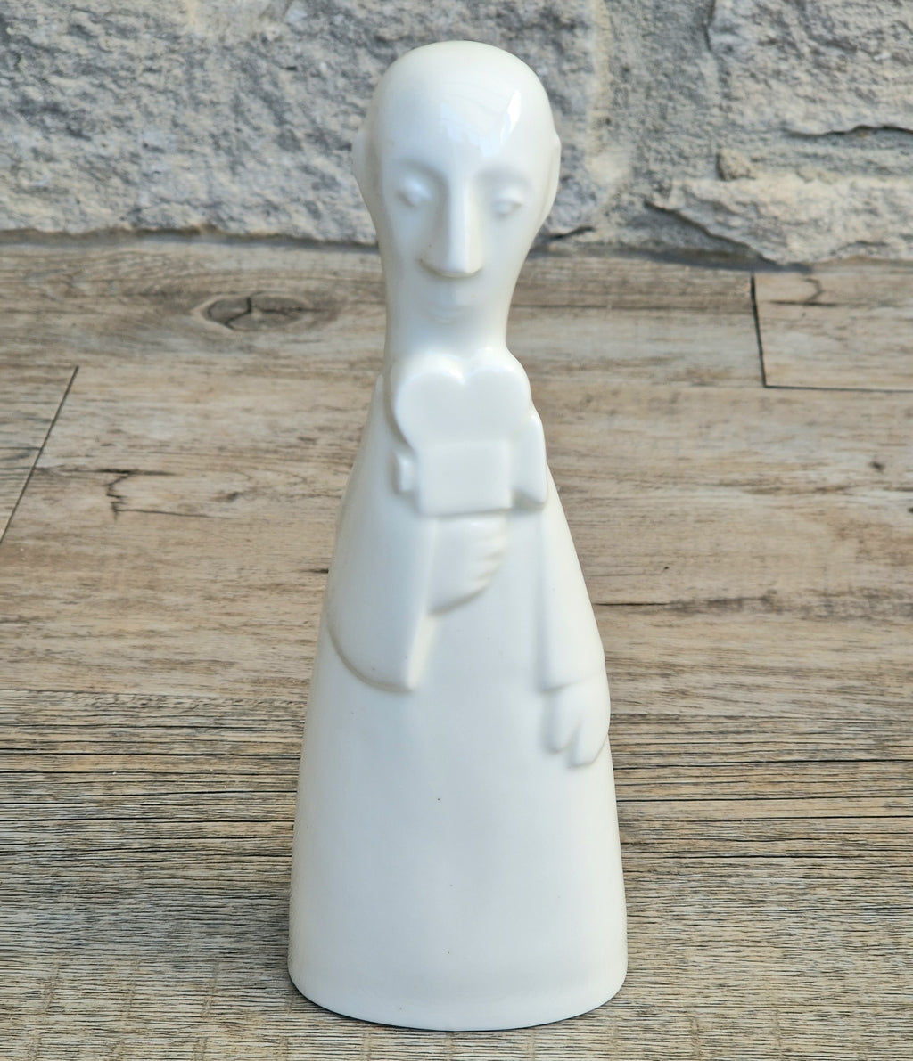 Vintage Soviet Lomonosov LFZ Porcelain Cameraman Figurine 1st Quality Perfect 19cm