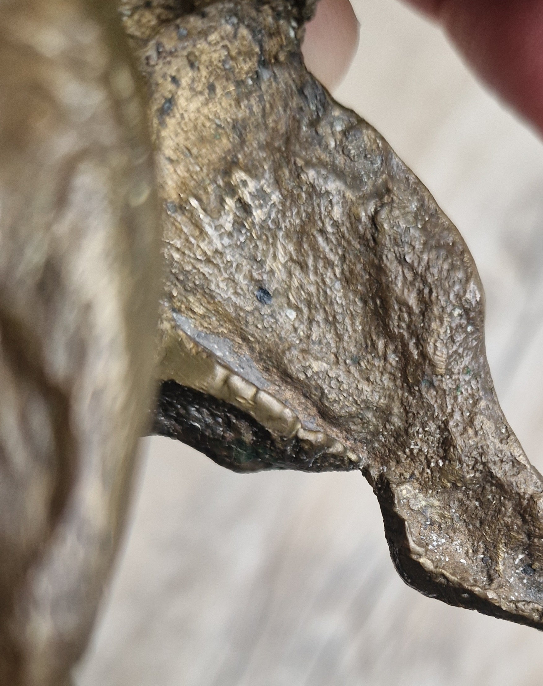 Antique 19th C. Cast Bronze Sculpture Of A Hunting Irish Setter Dog 22cm VGC