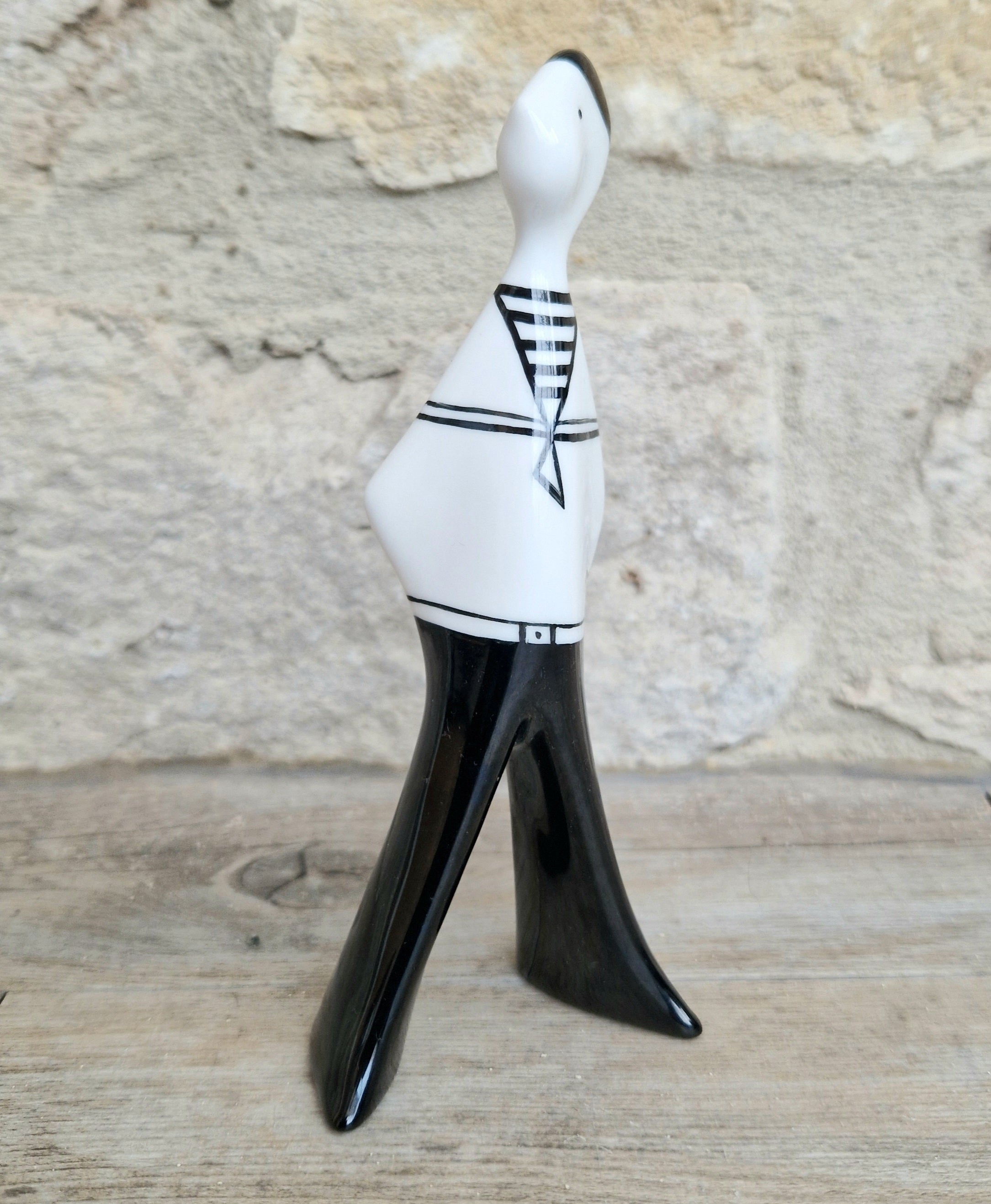 Lubomir Tomaszewski Ćmielów Fine Porcelain 'Felek Marynaz' White Shirt Sailor Figure