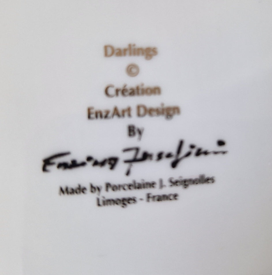 Vintage Coffee Table Ashtray: Darlings Creation Trinket Dish Vintage EnzArt Limoges