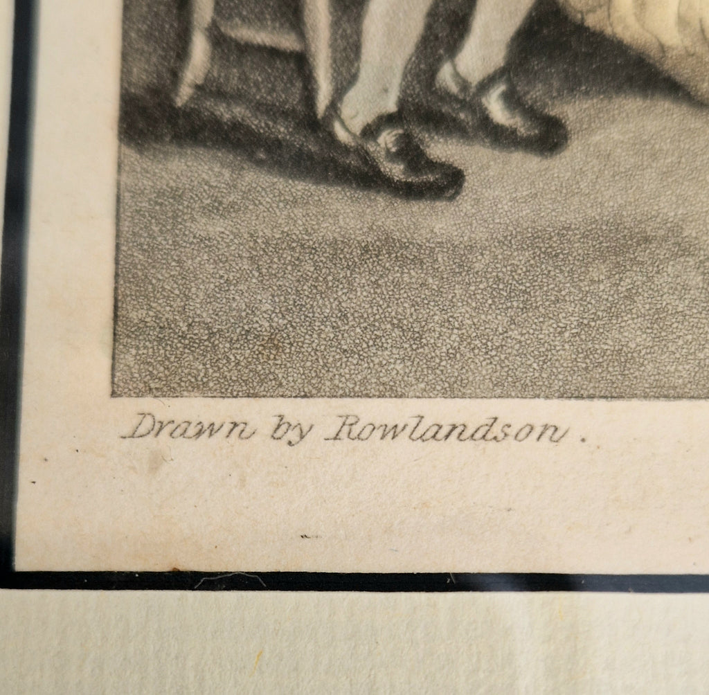 Thomas Rowlandson Lithograph Print 'Quae Genus, With A Quack Doctor' Framed Wall Art